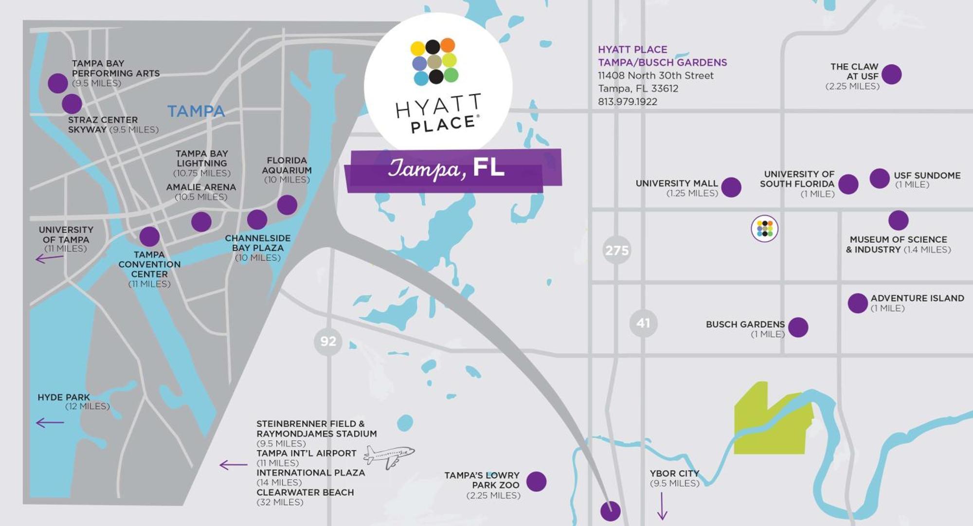 Hyatt Place Tampa Busch Gardens Dış mekan fotoğraf